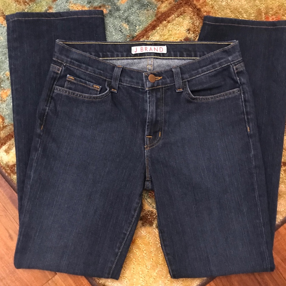 J Brand Straight Leg Dark Wash Denim Jeans Size 27